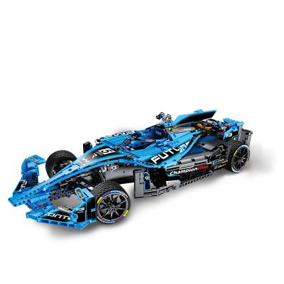 China Building Block Toy Cada 64004 Brick Drift Car Super Speed ​​World Famous Racing Racing Sports Vehicle Blue Toys Model For Boys for sale