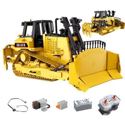 China MODEL TOY Cada 61056 Large Bulldozer Bricks Big Block Rc Construction Toy Car Engineering City Truck Blocks Brick Vehicle Crane Gift for sale