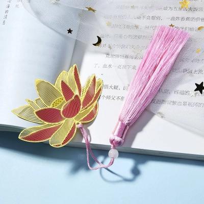 China Modern Education Design Hot Selling Creativity Customized Handmade Fancy Bookmark With Tassel for sale