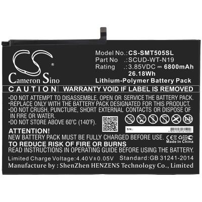 China Consumer Electronics 6800mAh Tablet Battery for Samsung Galaxy Tab A7 10.4 2020, SM-T500, SM-T505, SCUD-WT-N19 for sale