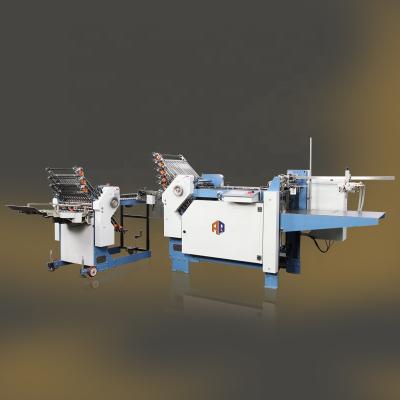 China New 16 Fold Brochure Leaflet Folding Machine PLC Paper Folding Machine Automatic Paper Folding Machine for sale