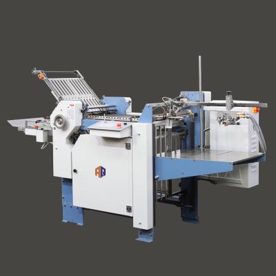 China Paper industry AOQI 480T-2K autofeed paper machine 480mm paper creasing machine for booklet tract for sale