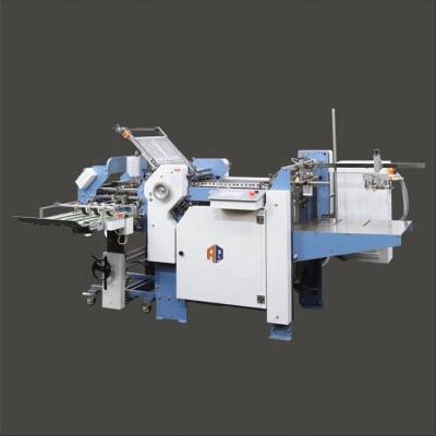 China Paper Industry 360T-2K 380V A4 A3 Cross Make Booklet Automatic Fold Paper Folding Machine With Cross Fold Knife for sale