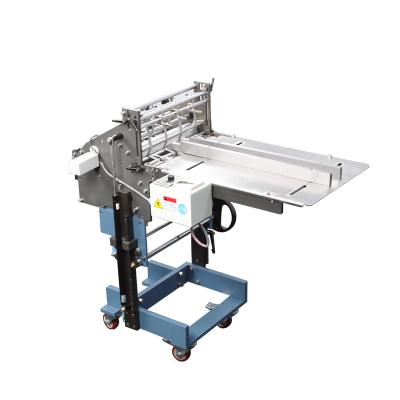 China Adjustable Height Digital Printing Counter Fold Machine Vertical Stacker Folder For Sale for sale