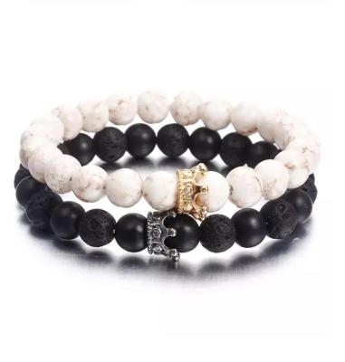 China CLASSIC fashion beaded bracelets men women simple classic round bead charm bracelets and bracelets for sale