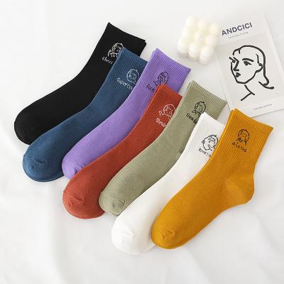 China Anti-fault New Fashion Women's Short Socks Cotton Cartoon Socks Korean Harajuku Style Spring Winter Socks for sale