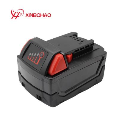 China Power Tools Replacement For Milwaukee 18V Li-ion Battery M18B Power Tool Battery Replacement Milwaukee 5Ah for sale