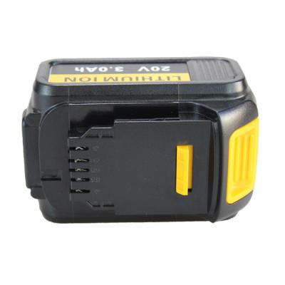 China Hot Sale 20V 2.0Ah Safety Battery Pack Power Replacement DCB200 Cordless Drill Battery For Dewalt for sale