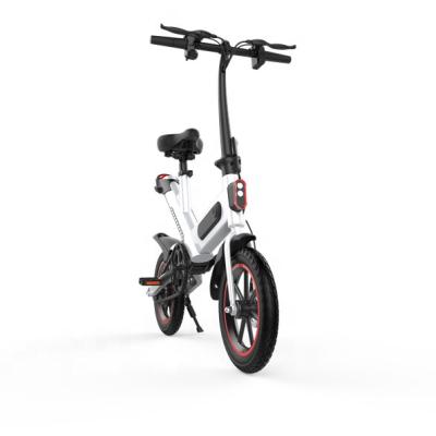 China City Electric E Bike Y1-14 2021 7.5ah Battery Foot Sit 36v 350w Electric Bicycle Mini Adult Electric Bike for sale