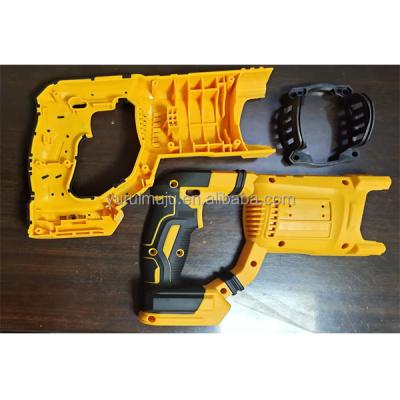 China Product plastic shell mold making plastic power tool double-color injection molding of garden tools with plastic shell for ele for sale