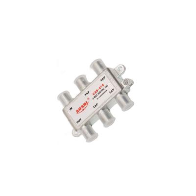 China Indoor Catv Tap And Satellite Splitter 5-1000MHz 4 Way CATV Tap / CAS-6 Splitter for sale