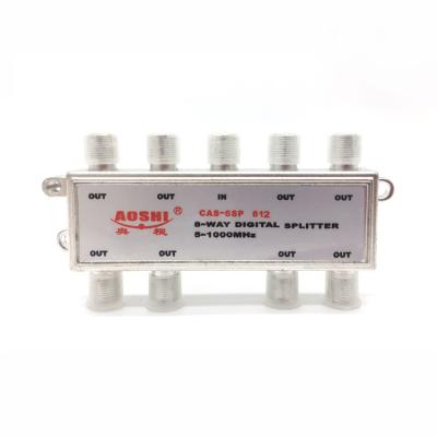 China Factory Price OEM ODM 5-1000Mhz Catv 8 Way Satellite Tap And Splitter CAS812 for sale