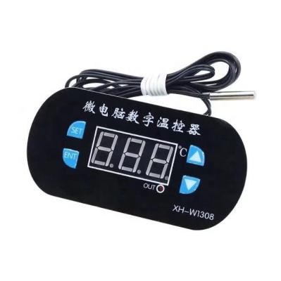 China Thermostat XH-W1308 Electronic Microcomputer Digital Temperature Controller Thermostat Switch Control Heat Cold 100*48*28mm Adjustable for sale