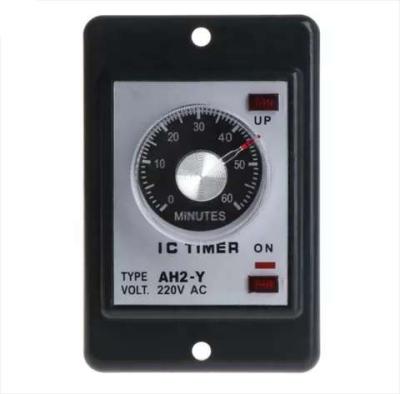 China 0-60 seconds/minutes operate on AC 220V AH2-Y 87 *58mm Delay Timer Time Relay W Socket Base for sale