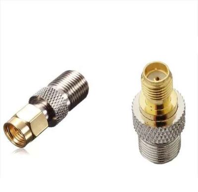 China Features F Type Female Jack To Male Plug Straight RF Connector Adapter F Coaxial Connector for sale