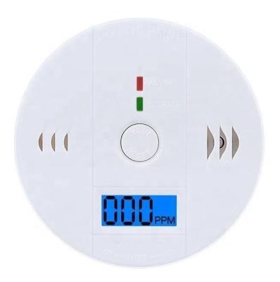 China Carbon Monoxide Alarm Honeycomb Soot Detector Co Smoke Detection LCD Display Remote Control Blue Alarm for sale