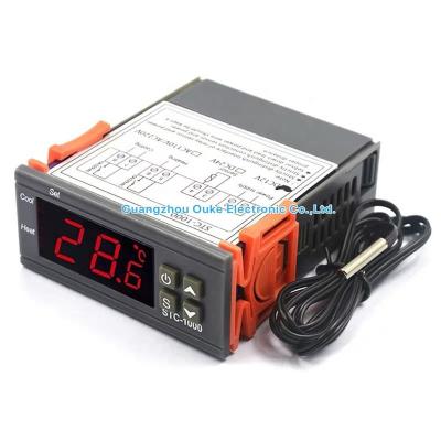 China STC AC 110-220V 10A Thermostat STC-1000 Two Relay 1000. Digital produced the STC temperature controller. 1000 for the incubator for sale