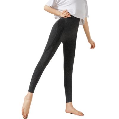 China Breathable High Quality Active Wear Spandex/Pants Yoga Wear Women Nylon Breathable Thin Gaiters for sale