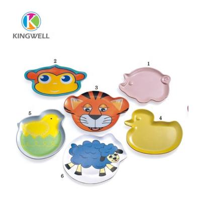 China 2020 New Design Sustainable Melamine Melamine Dishes Kids Unbreakable Dinnerware Set for sale