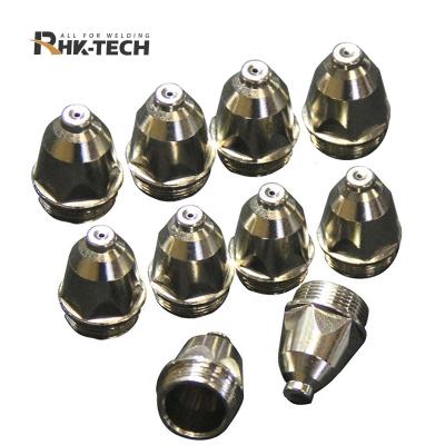 China Plasma Cutting Torch Consumables Plasma Cutting Nozzle Tips 1.1mm 1.3mm 1.5mm 1.7mm 40A 60A 80A 100A P80 Plasma Cutting Torch Parts for sale