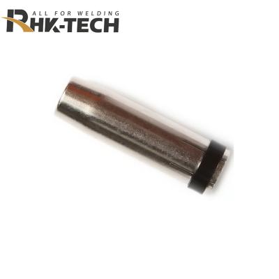 China Copper Or Brass Plate With Nickel CO2 Welding Parts Air Cooled MIG Mag Contact Welding Tip for sale