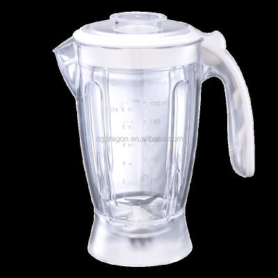 China Household Blender Jar For PH Brand 1.5L Plastic Jar for sale