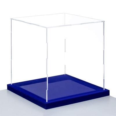 China Customized Modern Customized Clear Acrylic Display Case Collectibles Box For Toys, Home Organize Tabletop Cubic Case for sale