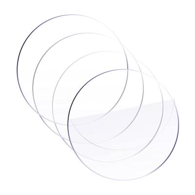 China Factory wholesale high end acrylic circles acrylic discs transparent perspex clear discs can be custom made for sale