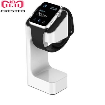 China Soft Charger Stand For Apple Watch Series 7 6 5 4 45mm 41mm 42mm/38mm 44mm 40mm Plastic Charger Station Bracket iWatch Accessories for sale