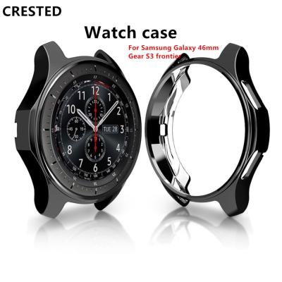 China Fanshion Gear S3 Frontier For Samsung Galaxy Watch 46mm 42mm Case Cover Plated Gear s3 Classic Sport Protective Case for sale