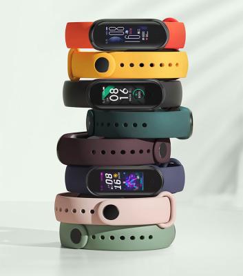 China Silicone Adjustable Strap For Xiaomi MI Band 6 Wristband Sport Strap Miband band6 band4 Wrist Strap For Xiaomi MI Band 3 Strap 4 5 for sale