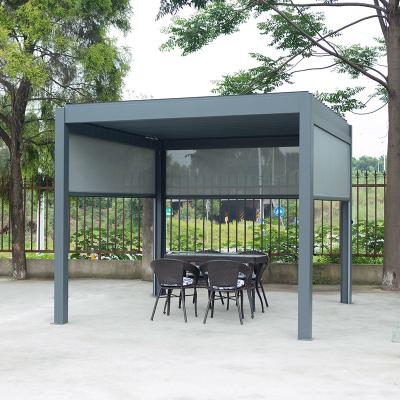 China Easily Assembled Outdoor Raincoat, Sunscreen, Motorized Rust Pergola Awning for sale