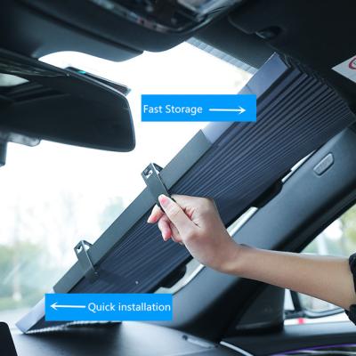 China Simplicity Car Sunshades For Windshield , Retractable Car Sun Shade for sale