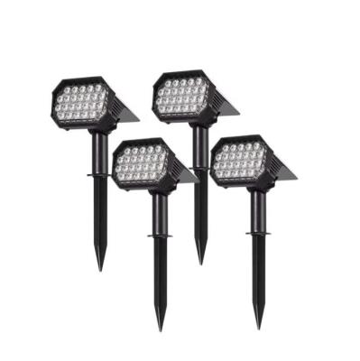 Chine Nouveau ensemble de 4pc Ip65 Led La pelouse à énergie solaire Spike Spotlight Lumière de jardin Pour jardin paysage à vendre