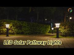 Lawn LED Solar Pathway Lights Long Last Auto On / Off Waterproof