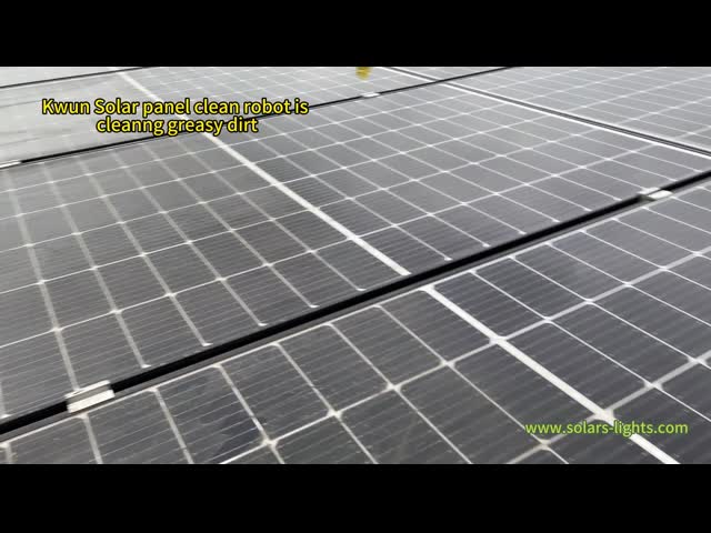 Autonomous Work PV Panel Cleaning Robot 450m2/H2 Anti Fall Protection Mobile App Control