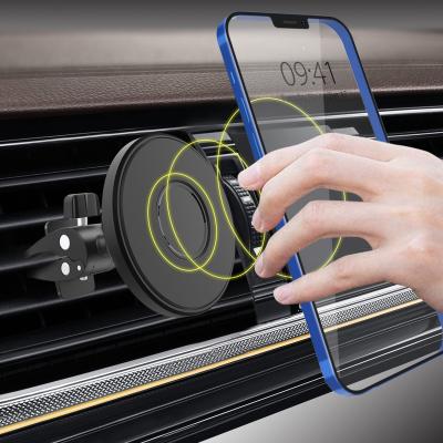 China Products Adjustable Stretching Universal Magnetic Car Phone Holder Air Vent Clip Mount for sale