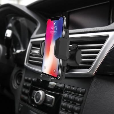 China Universal Mobile Phone Holders Adjustable Car Air Vent Mount 360 Degree Phone Holder for sale