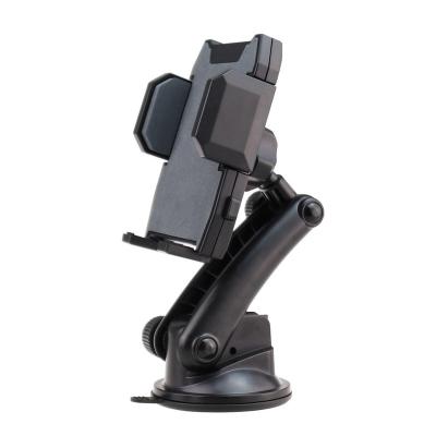 China Button Release Design Universal 360 Degree Phone Holder Adjustable Car Phone Holder Neck Mount Windshield Suction Cup Holder Along for sale