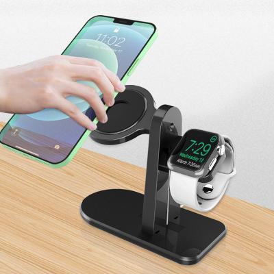 China Hot Selling Adjustable Mobile Phone Stand Holder Desktop Charging Stand for Phone and Watch for sale