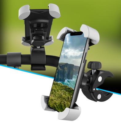 China Hot Selling Adjustable 360 ​​Degree Rotation Mobile Phone Holder Mount Safe Motorcycle Accessories For Bike Stroller for sale