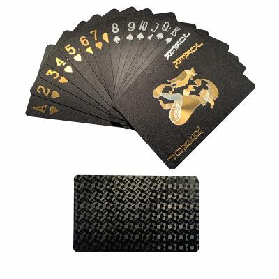 China High Quality China Black Foil Playing Cards For Casino Party Game Customized Printing Factory Price for sale