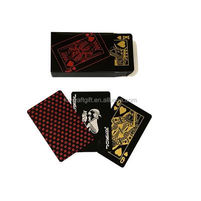 China USA Customized 100% Plastic Poker Casino Custom Printing Playing Cards With Custom Logo for sale