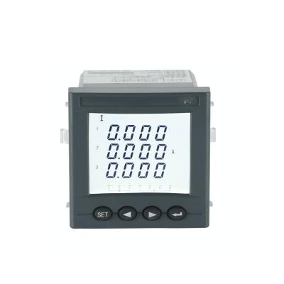 China Acrel AMC72L-AI3 output RS485/Analog smart meter three pahse current energy monitoring deviece with LCD display for sale