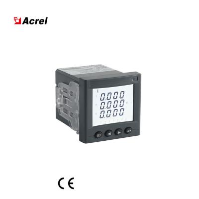 China RS485/Analog Output Acrel RS 485 CLASS 0.5 Electrical Panel AMC72-AI3 Power Meter-Ampere Meter Monitoring Devices for sale