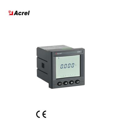 China RS485/Analog Output Acrel Amp Meter AMC72-AI Single Phase Power Supply RS485 Digital Multifunction Monitoring Meter for sale