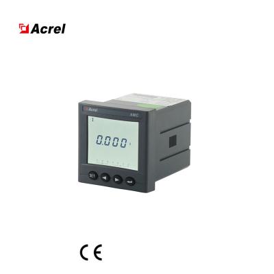 China RS485/Analog Output Acrel Single Phase Panel Electric Power AMC72-AI Ampere Meter With RS485-Modbus for sale