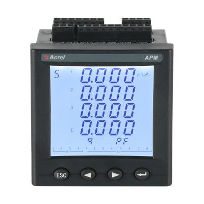 China RS485/8DI/2DO/analog output Multifunctional Acrel APM800 Power Meter Panel Type Network Power Meter with Ethernet for sale