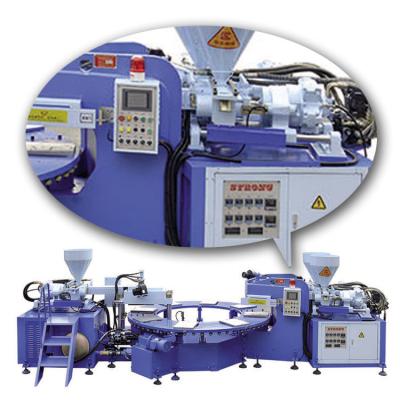 China Top Full-auto Rotary Plastic Strap / Three Color Lace Injection Molding Machine for sale