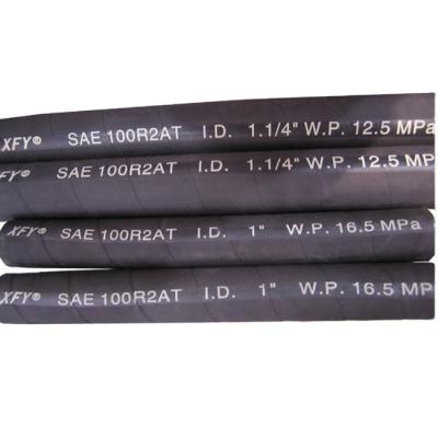 China Industry XFY Inch Hydraulic Rubber Hose SAE 100R2AT 1.1/4